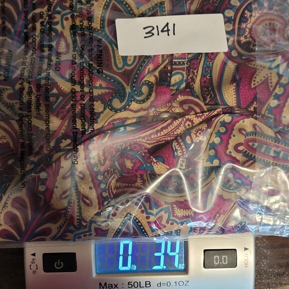 VTG 70s Judy Bond Top Purple Paisley Womens 14 Mod Boho Shirred Waist Office - Picture 9 of 9